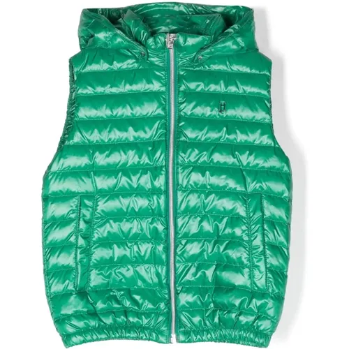 Jolly Puffer Vest, Violet Gilet,Türkise ärmellose Weste - Herno - Modalova