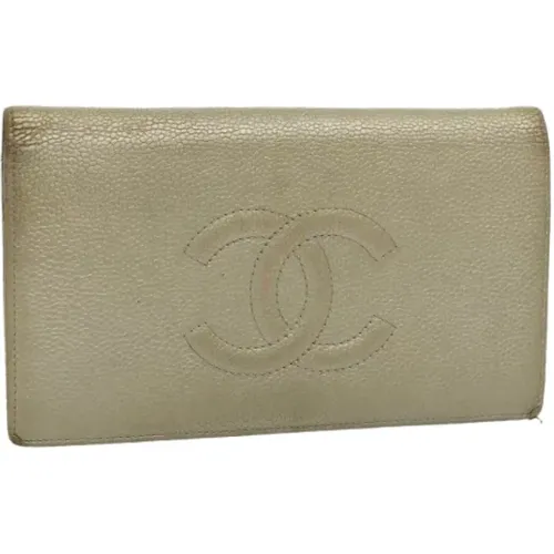 Pre-owned Leder Portemonnaies , Damen, Größe: ONE Size - Chanel Vintage - Modalova