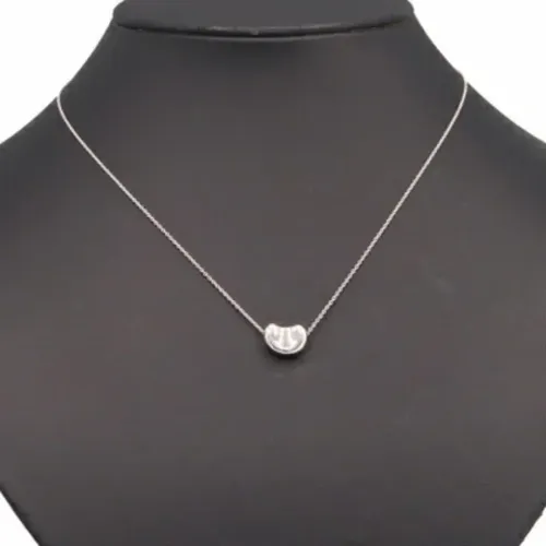 Pre-owned Silver necklaces , female, Sizes: ONE SIZE - Tiffany & Co. Pre-owned - Modalova