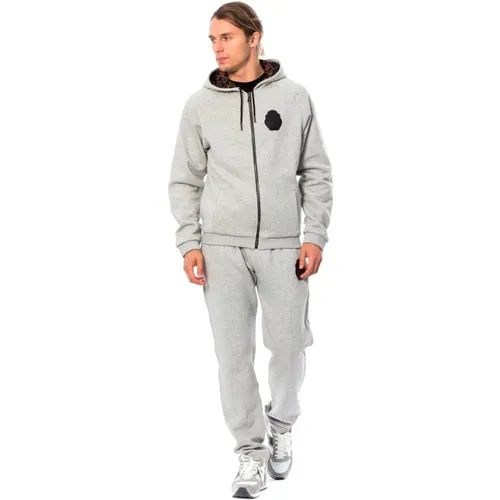 Luxury Hooded Cotton Sweatsuit , male, Sizes: 4XL, 3XL, 2XL - Billionaire - Modalova