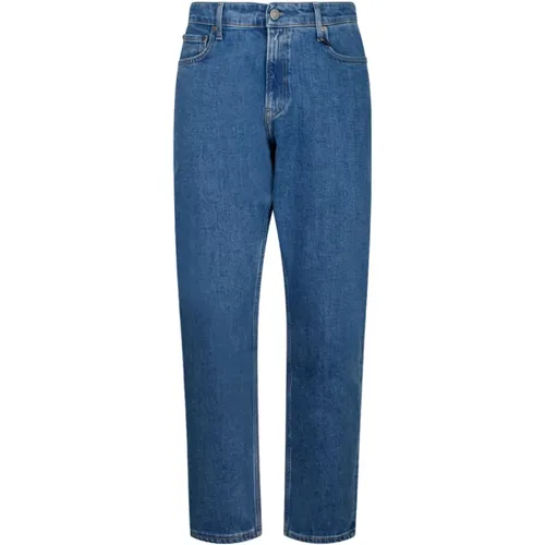 Denim Tapered Mid Jeans , male, Sizes: W30 L32, W33 L32, W36 L32, W32 L32 - Calvin Klein - Modalova