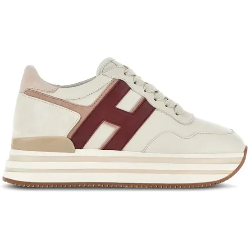 Ivory Sneakers for Stylish Outfits , female, Sizes: 2 1/2 UK, 3 1/2 UK - Hogan - Modalova