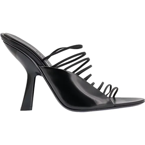 Leather High Heel Sandals Ss23 , female, Sizes: 2 1/2 UK - Salvatore Ferragamo - Modalova