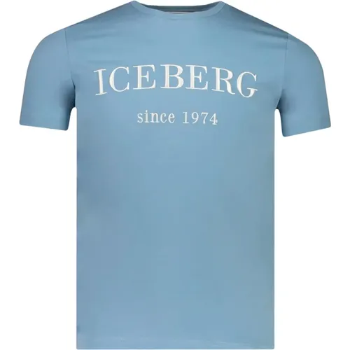 Light T-Shirts , male, Sizes: 2XL - Iceberg - Modalova