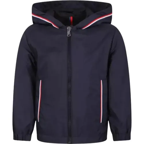 Kapuzenjacke Marineblau Kontrast - Moncler - Modalova