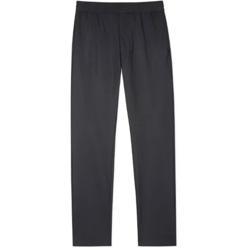 Luxury Stretch Grey Slim-Fit Trousers , male, Sizes: W34, W30 - Paul Smith - Modalova