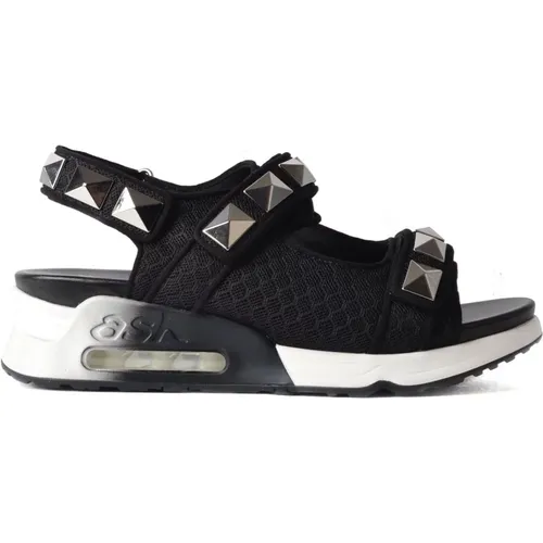 Summer Mesh Sporty Sandals , female, Sizes: 7 UK, 3 UK, 4 UK, 2 UK, 5 UK - Ash - Modalova