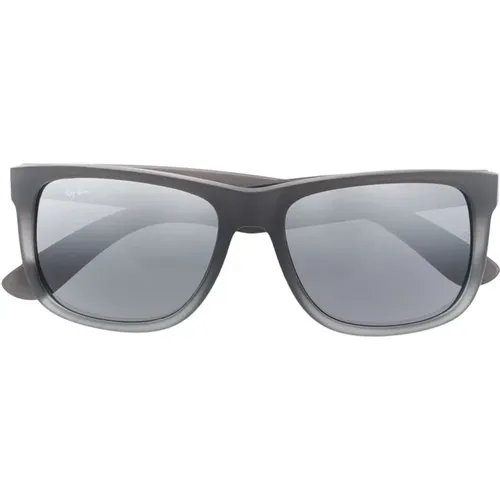Graue Klassische Sonnenbrille , Herren, Größe: 55 MM - Ray-Ban - Modalova