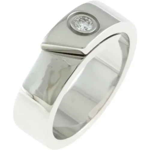 Pre-owned White Gold rings , female, Sizes: ONE SIZE - Cartier Vintage - Modalova