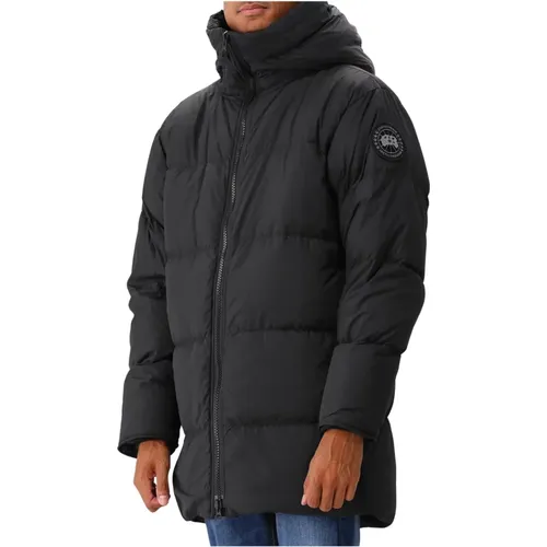 Schwarze Winter Puffer Jacke - Canada Goose - Modalova