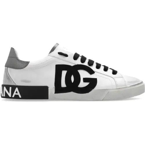 Portofino Sneakers , Herren, Größe: 44 1/2 EU - Dolce & Gabbana - Modalova