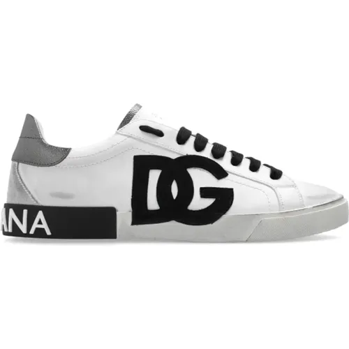 Portofino Sneakers , Herren, Größe: 45 EU - Dolce & Gabbana - Modalova