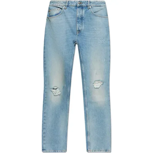 Jeans with vintage effect , male, Sizes: W32, W34 - Palm Angels - Modalova