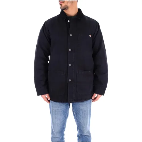 Schwarze Wintermäntel , Herren, Größe: L - Dickies - Modalova