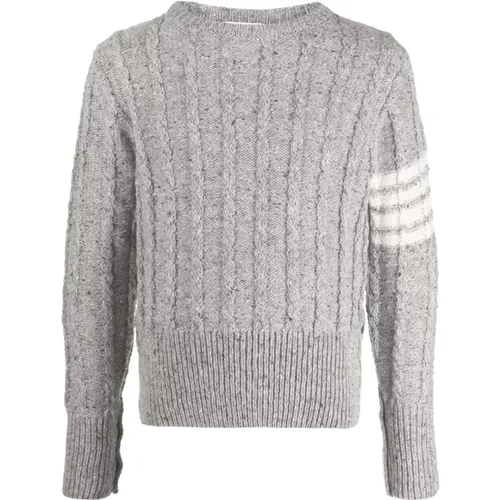 Woven Sweater with Long Sleeves , male, Sizes: 2XL - Thom Browne - Modalova