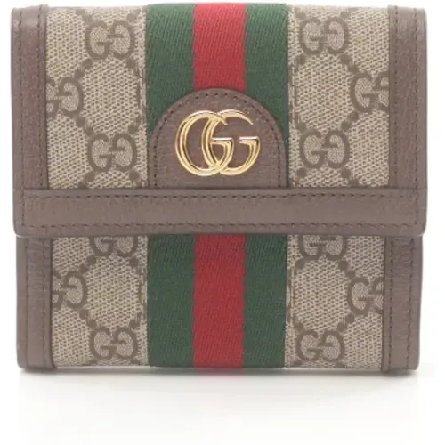 Pre-owned Leder portemonnaies - Gucci Vintage - Modalova