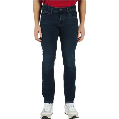 Trousers , male, Sizes: W34, W33, W30 - Tommy Jeans - Modalova