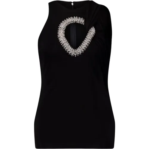 Embroiderred Halter Top , female, Sizes: S - Givenchy - Modalova