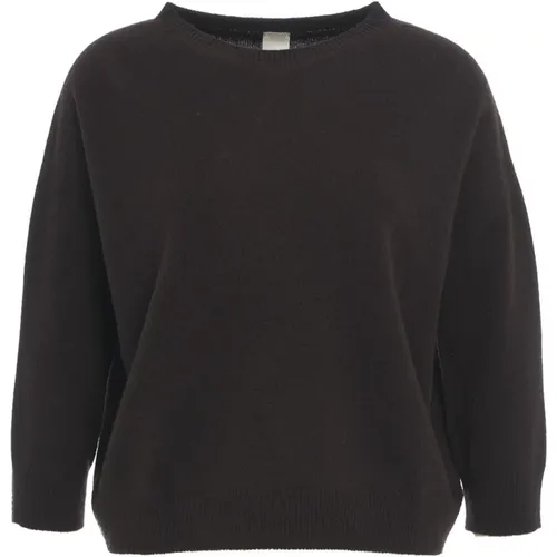 Brauner Cashmere Pullover Aw24 , Damen, Größe: S - MVM - Modalova