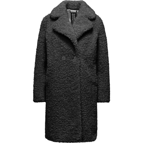 Sherpa Fleece Revers Coat , female, Sizes: 2XL, M, XL, 3XL, S, L, XS - BomBoogie - Modalova