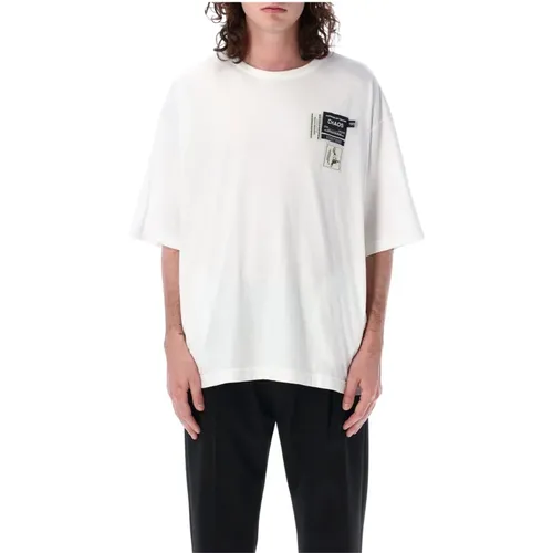 Labels Tee Crew-neck T-Shirt , male, Sizes: L - Undercover - Modalova