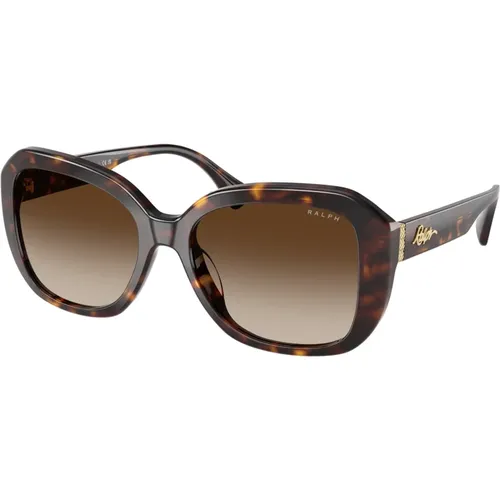 Stylische Sonnenbrille mit bunten Gläsern , Damen, Größe: 56 MM - Polo Ralph Lauren - Modalova