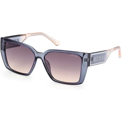 Goldenes Gradient Rauch Sonnenbrille Gu7818-92B , Damen, Größe: 56 MM - Guess - Modalova