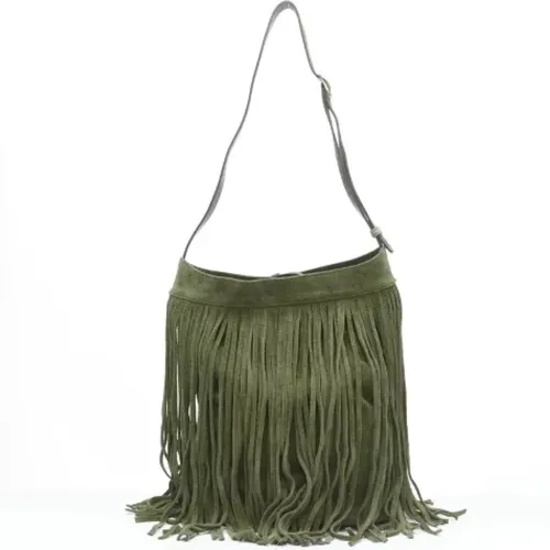 Pre-owned Suede celine-bags , female, Sizes: ONE SIZE - Celine Vintage - Modalova