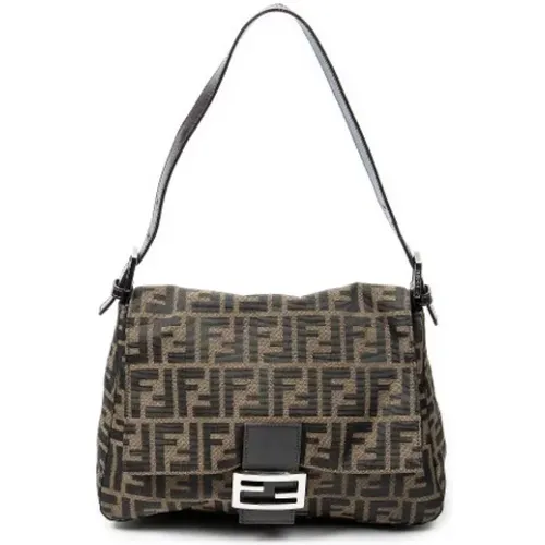 Pre-owned Canvas shoulder-bags , female, Sizes: ONE SIZE - Fendi Vintage - Modalova