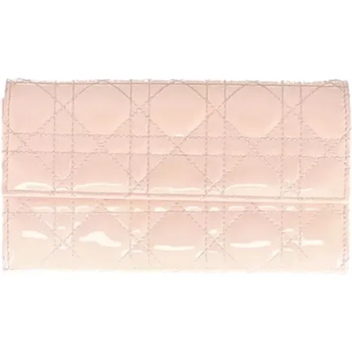 Pre-owned Leather clutches , female, Sizes: ONE SIZE - Dior Vintage - Modalova