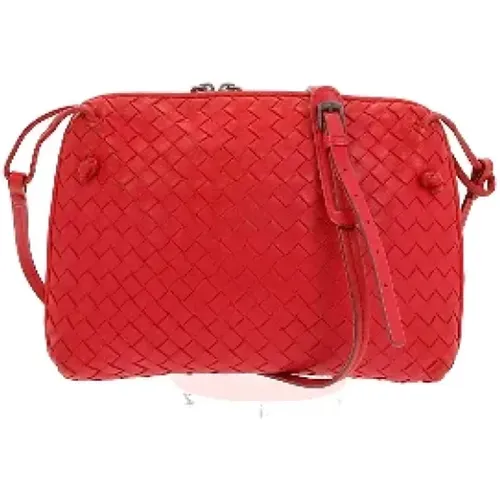 Pre-owned Leather crossbody-bags , female, Sizes: ONE SIZE - Bottega Veneta Vintage - Modalova