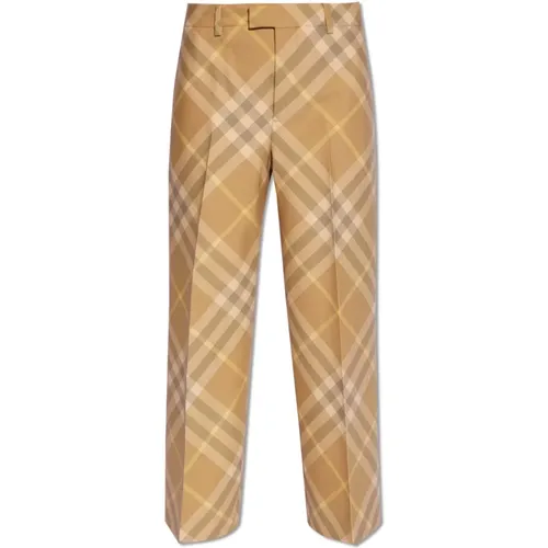 Wool trousers , female, Sizes: 3XS, 2XS - Burberry - Modalova