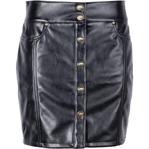 Smooth Skirt Spalmato , female, Sizes: S, M - Chiara Ferragni Collection - Modalova