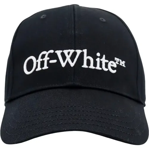 Bestickter Baumwollhut , Herren, Größe: M - Off White - Modalova