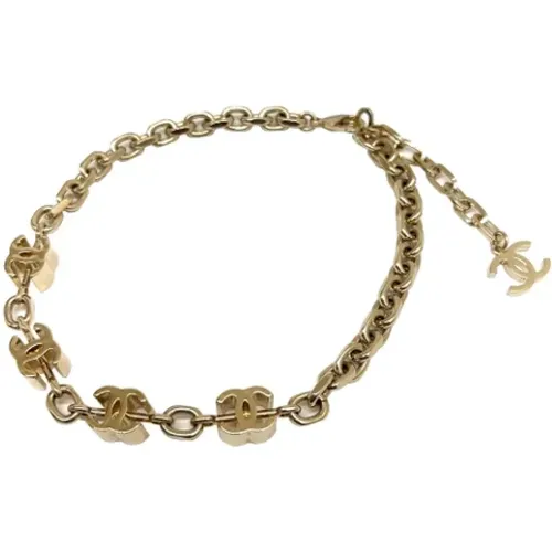 Pre-owned Metal necklaces , female, Sizes: ONE SIZE - Chanel Vintage - Modalova