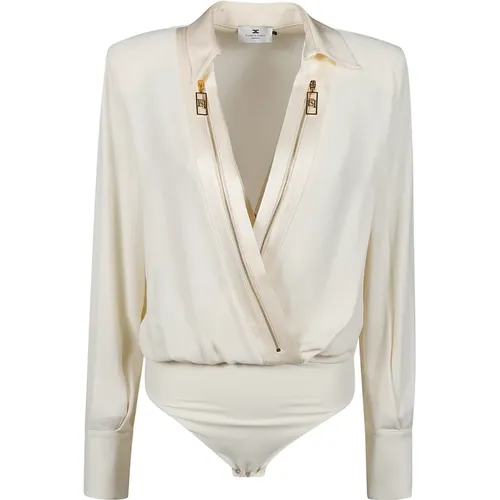 Stilvolles Bodysuit Shirt , Damen, Größe: S - Elisabetta Franchi - Modalova