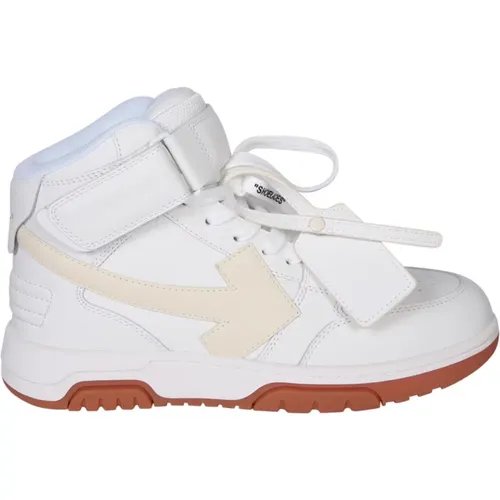 Weiße Mid-Top Sneakers Moderner Stil Off - Off White - Modalova