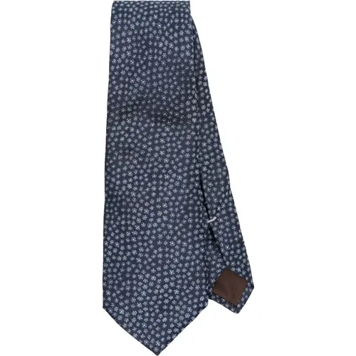 Luxury Silk Tie Made in Italy , male, Sizes: ONE SIZE - Canali - Modalova