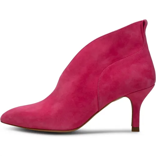 Fuchsia Wildleder Valentine Absatz , Damen, Größe: 37 EU - Shoe the Bear - Modalova