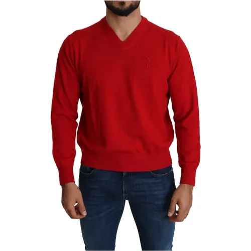 Iconic Wool Embroidered Sweater , male, Sizes: XL - Billionaire - Modalova