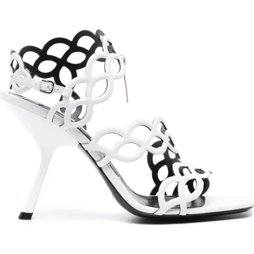 Spiral Design Sandals , female, Sizes: 7 UK, 4 UK, 5 UK, 6 UK, 3 UK, 4 1/2 UK, 5 1/2 UK - Sergio Rossi - Modalova