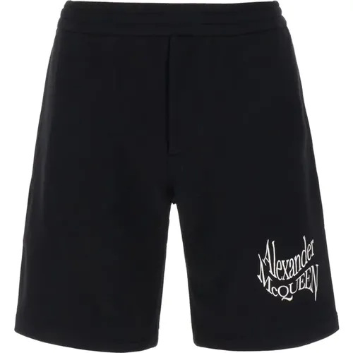 Stylische Bermuda-Shorts für Männer , Herren, Größe: L - alexander mcqueen - Modalova