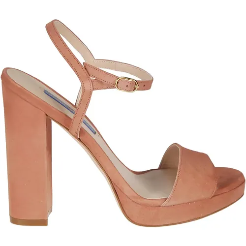 Elevate Your Style with High Heel Sandals , female, Sizes: 7 UK, 5 1/2 UK - Stuart Weitzman - Modalova