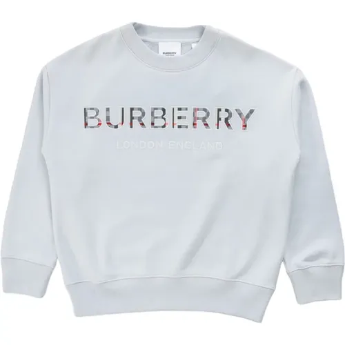 Kinder Sweatshirt - Blau - Regular Fit - Burberry - Modalova