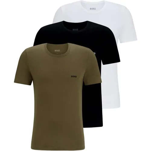 Pack Cotton Jersey Logo Intimate T-Shirts , male, Sizes: 2XL - Hugo Boss - Modalova