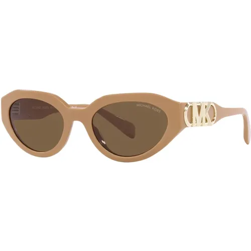 Empire Oval Sunglasses , female, Sizes: 53 MM - Michael Kors - Modalova
