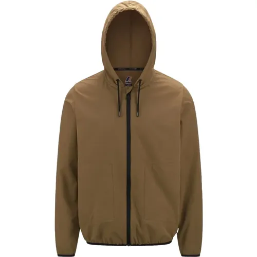 Jourdain Travel Hooded Jacket , male, Sizes: XL, M, S, L - K-way - Modalova