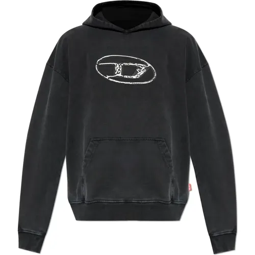 Hoodie S-Boxt-Hood-Q7 , Herren, Größe: 2XL - Diesel - Modalova