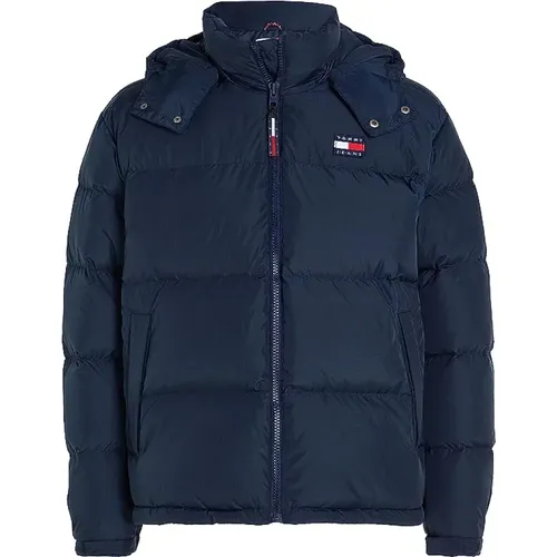 Casual Fit Alaska Puffer Jacket with Hood , male, Sizes: XL - Tommy Hilfiger - Modalova