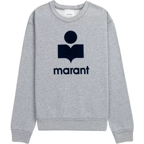 Printed Grey Sweater , male, Sizes: M, XL, S, L - Isabel marant - Modalova